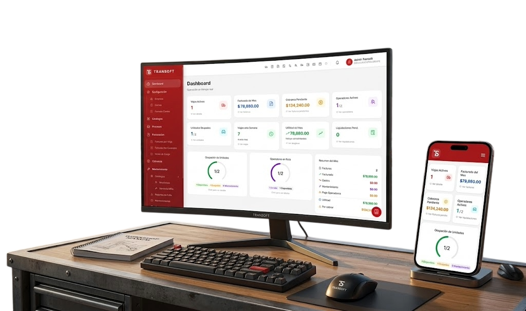 Transoft — ERP para transporte de carga